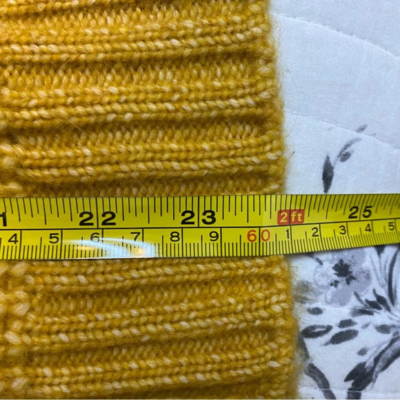 NWT U. S. Polo Assn Chunky Cozy Yellow Preppy Long Sleeve Cardigan Medium - Picture 15 of 15
